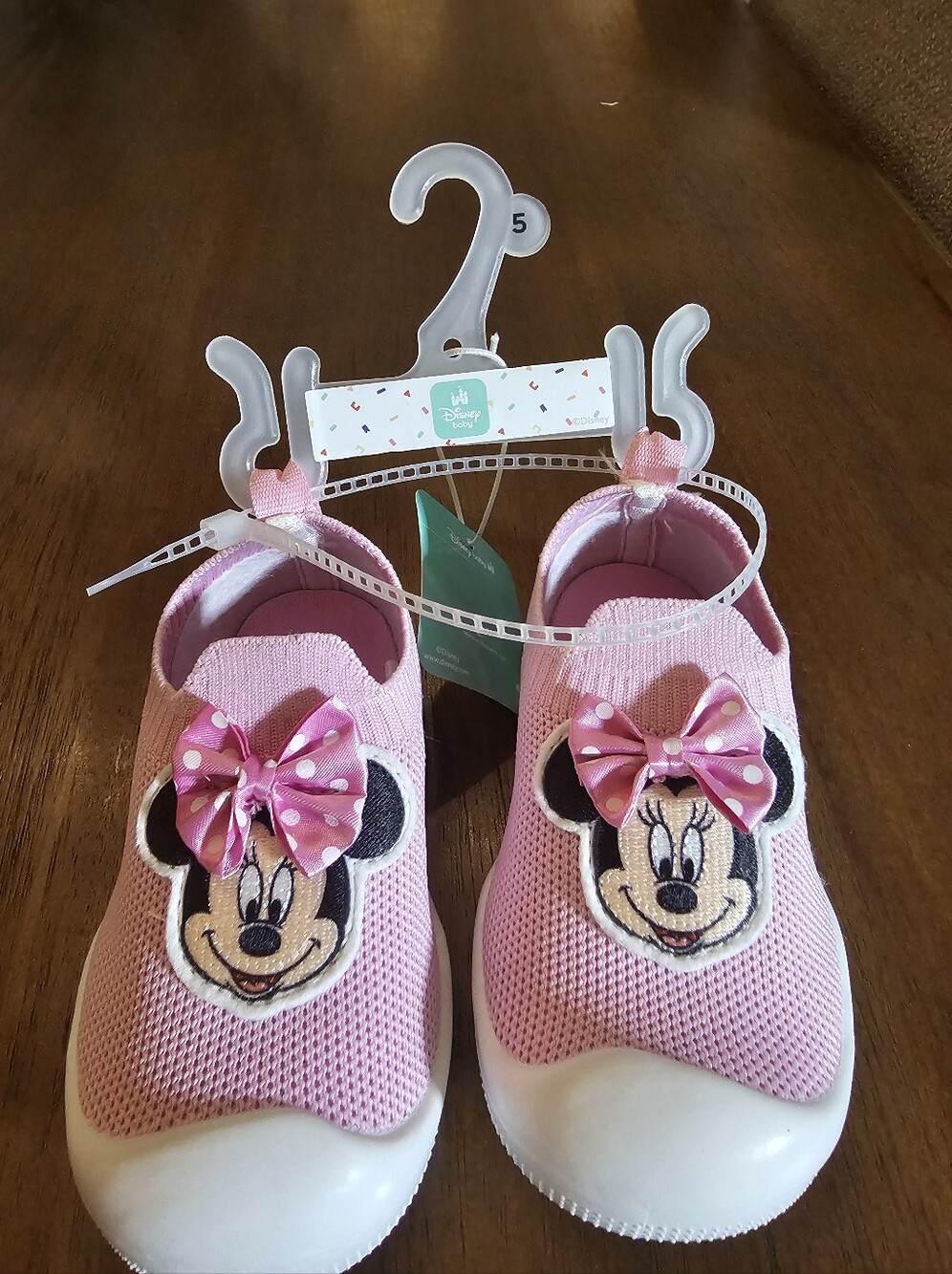 Disney Pink Minnie Mouse Mesh Slip-On Shoes